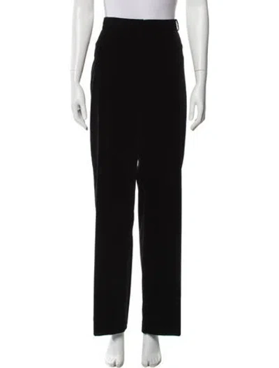 Pre-owned Max Mara Wide Leg Pants In Black
