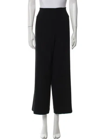 Pre-owned Max Mara Wide Leg Pants In Black