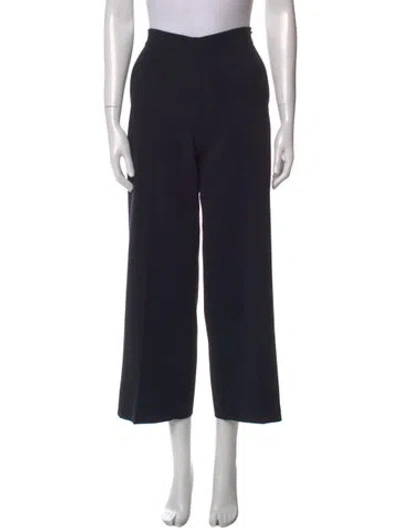 Pre-owned Max Mara Wide Leg Pants In Black