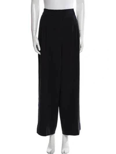 Pre-owned Max Mara Wide Leg Pants In Black