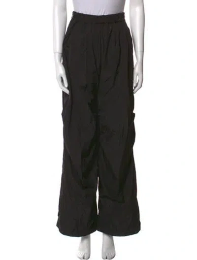 Pre-owned Max Mara Wide Leg Pants In Black