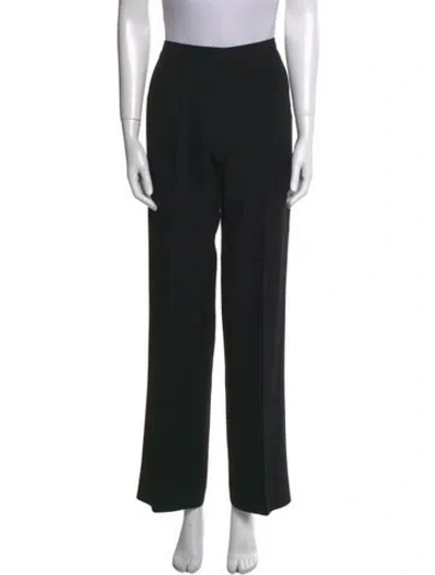 Pre-owned Max Mara Wide Leg Pants In Black