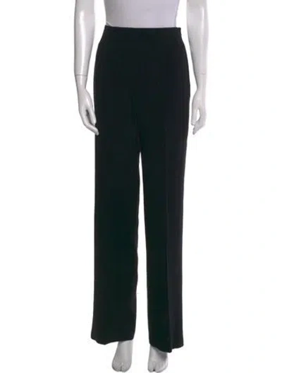 Pre-owned Max Mara Wide Leg Pants In Black