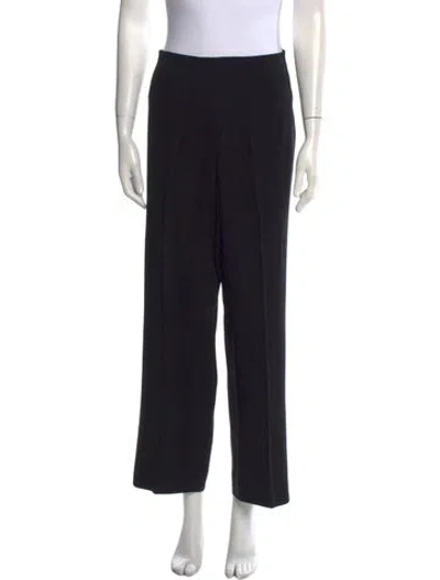 Pre-owned Max Mara Wide Leg Pants In Black