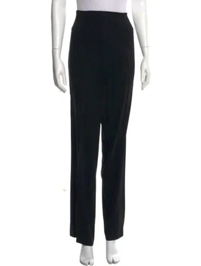 Pre-owned Max Mara Wide Leg Pants In Black