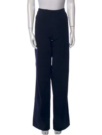 Pre-owned Max Mara Wide Leg Pants In Black