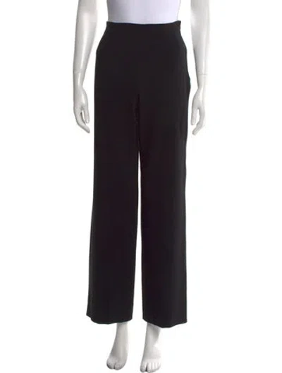 Pre-owned Max Mara Wide Leg Pants In Black