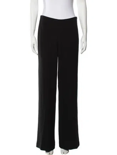 Pre-owned Max Mara Wide Leg Pants In Black