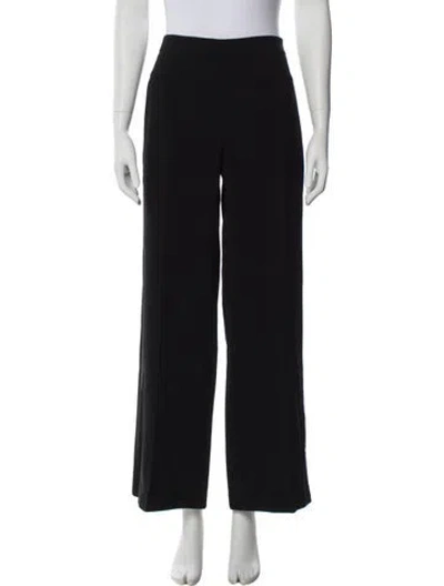 Pre-owned Max Mara Wide Leg Pants In Black
