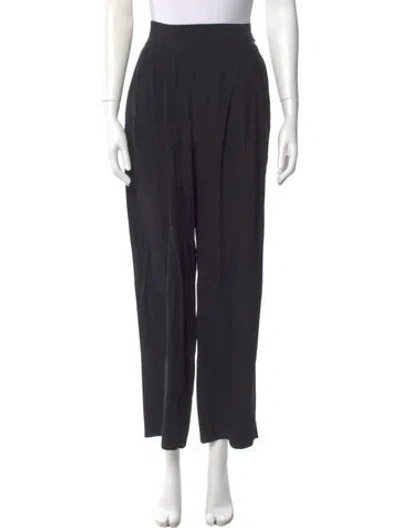 Pre-owned Max Mara Wide Leg Pants In Black