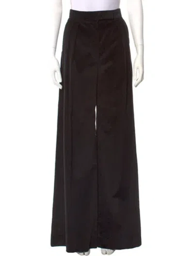 Pre-owned Max Mara Wide Leg Pants In Black