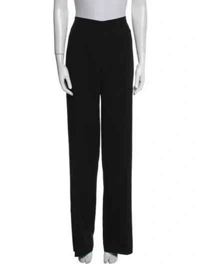 Pre-owned Max Mara Wide Leg Pants In Black