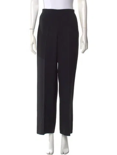 Pre-owned Max Mara Wide Leg Pants In Black