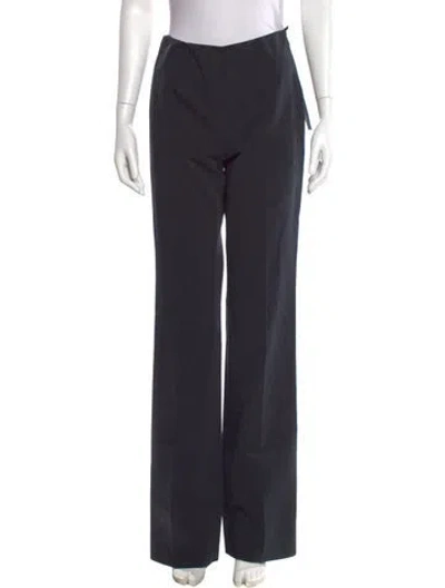 Pre-owned Max Mara Wide Leg Pants In Black