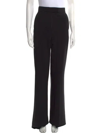 Pre-owned Max Mara Wide Leg Pants In Black