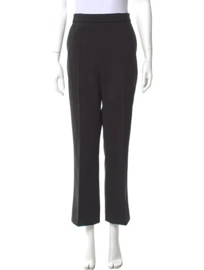 Pre-owned Max Mara Wide Leg Pants In Black
