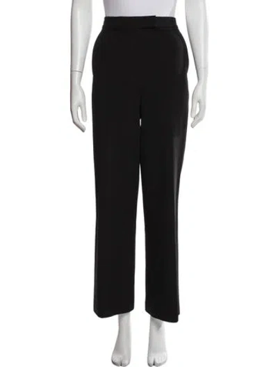 Pre-owned Max Mara Wide Leg Pants In Black