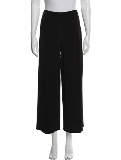 Pre-owned Max Mara Wide Leg Pants In Black