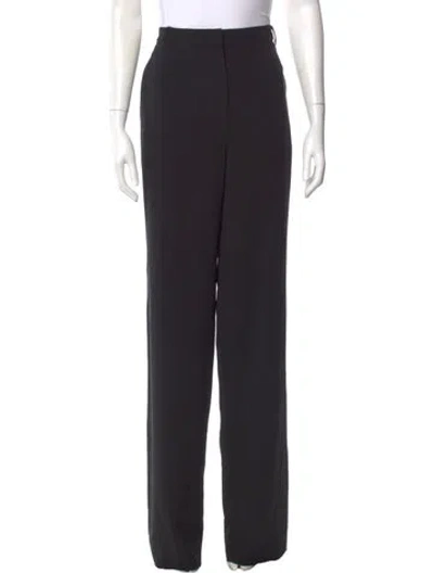Pre-owned Max Mara Wide Leg Pants In Black