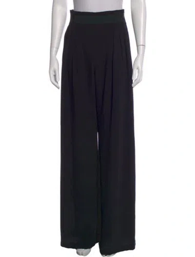 Pre-owned Max Mara Wide Leg Pants In Black