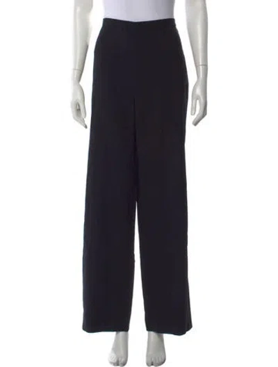 Pre-owned Max Mara Wide Leg Pants In Black