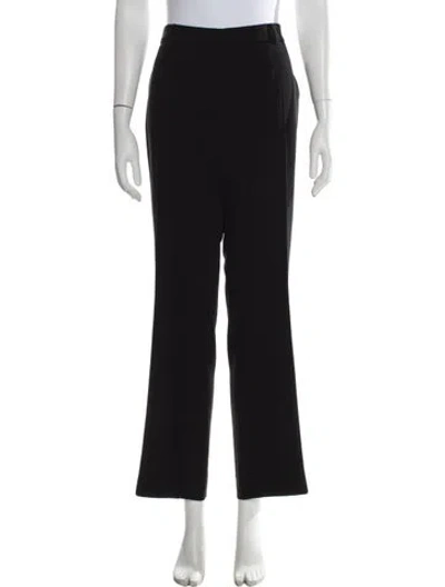 Pre-owned Max Mara Wide Leg Pants In Black