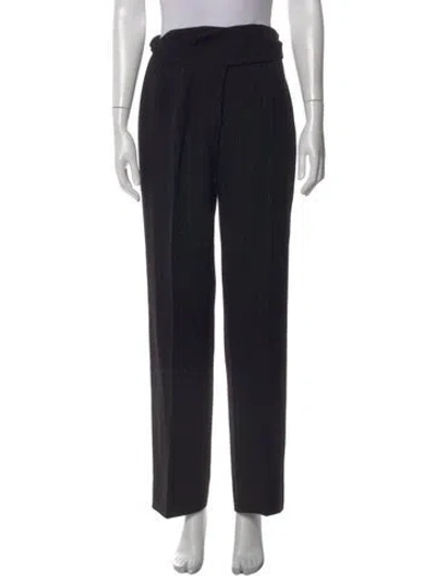 Pre-owned Max Mara Wide Leg Pants In Black
