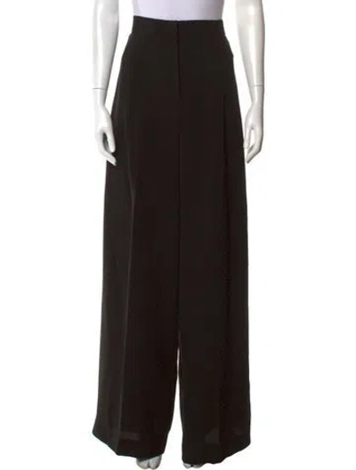 Pre-owned Max Mara Wide Leg Pants In Black