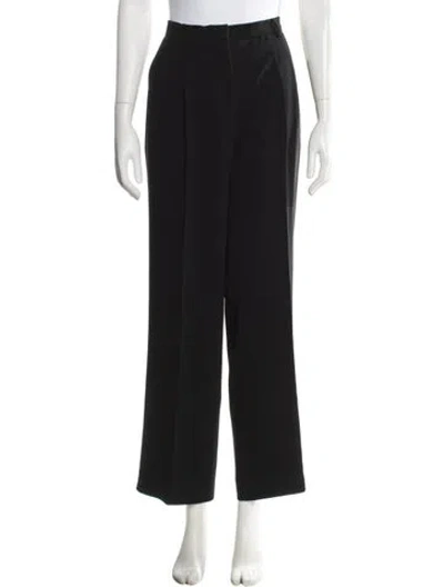 Pre-owned Max Mara Wide Leg Pants In Black