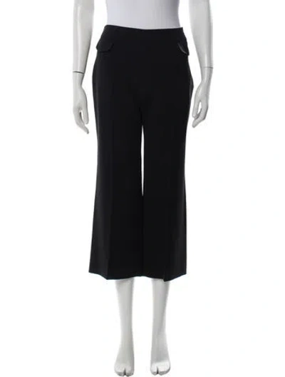 Pre-owned Max Mara Wide Leg Pants In Black