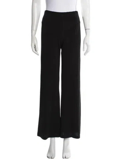 Pre-owned Max Mara Wide Leg Pants In Black