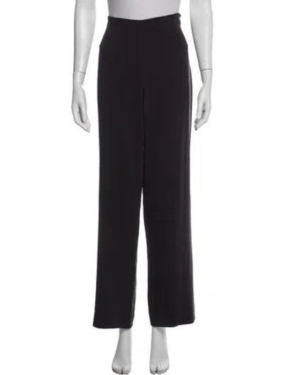 Pre-owned Max Mara Wide Leg Pants In Black