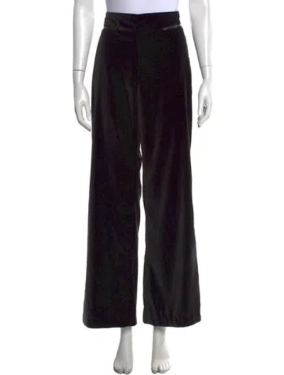 Pre-owned Max Mara Wide Leg Pants In Black