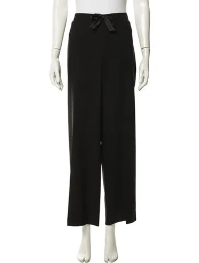 Pre-owned Max Mara Wide Leg Pants In Black