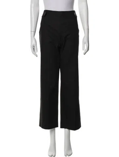 Pre-owned Max Mara Wide Leg Pants In Black