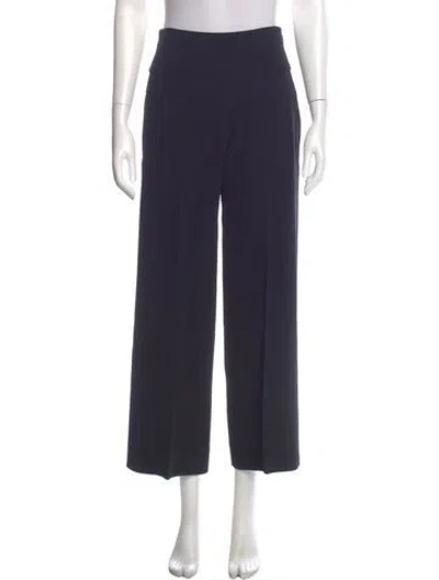 Pre-owned Max Mara Wide Leg Pants In Blue