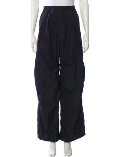Pre-owned Max Mara Wide Leg Pants In Blue