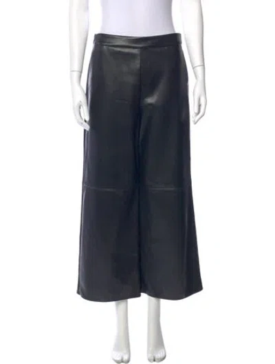 Pre-owned Max Mara Wide Leg Pants In Blue