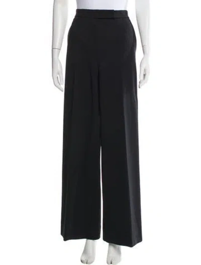 Pre-owned Max Mara Wide Leg Pants In Blue