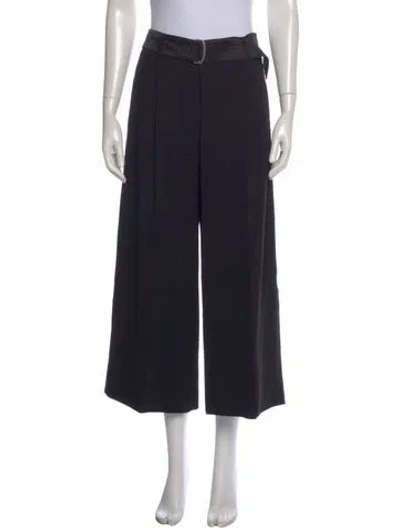 Pre-owned Max Mara Wide Leg Pants In Blue