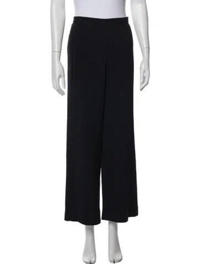 Pre-owned Max Mara Wide Leg Pants In Blue