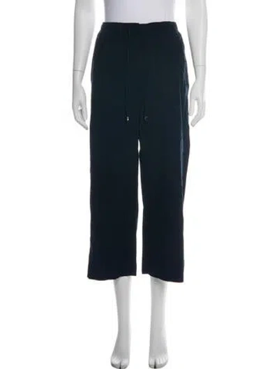 Pre-owned Max Mara Wide Leg Pants In Blue