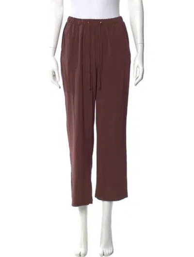 Pre-owned Max Mara Wide Leg Pants In Brown