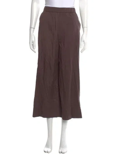 Pre-owned Max Mara Wide Leg Pants In Brown