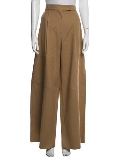 Pre-owned Max Mara Wide Leg Pants In Brown