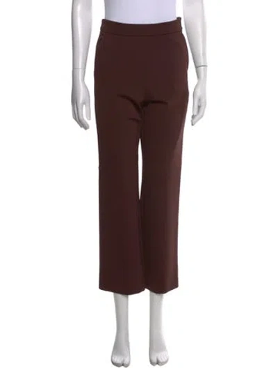 Pre-owned Max Mara Wide Leg Pants In Brown