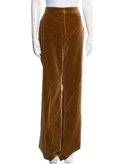 Pre-owned Max Mara Wide Leg Pants In Brown