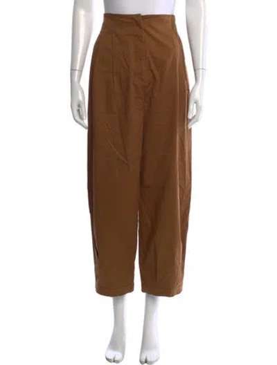 Pre-owned Max Mara Wide Leg Pants In Brown