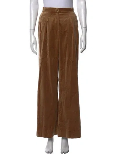 Pre-owned Max Mara Wide Leg Pants In Brown