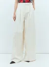 Max Mara Women Wide Leg Pants In Cream